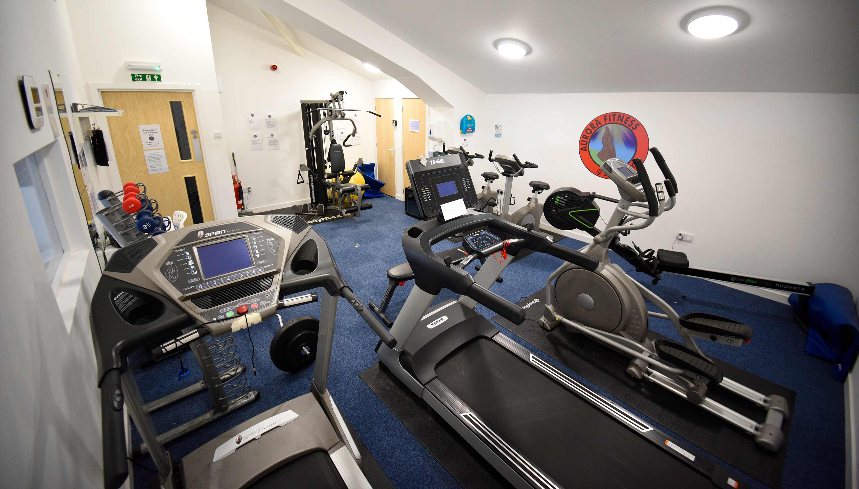 Talla Stafainn Staffin Community Hall contains a Treadmill Cross Trainer in the upstairs Gym
