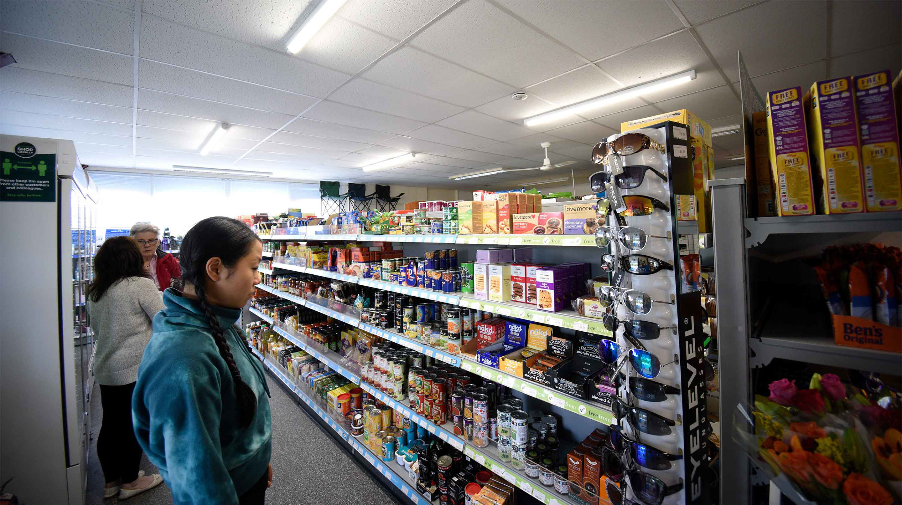 Staffin Community Hall offers a wide variety of food and drink from the Staffin Community Shop