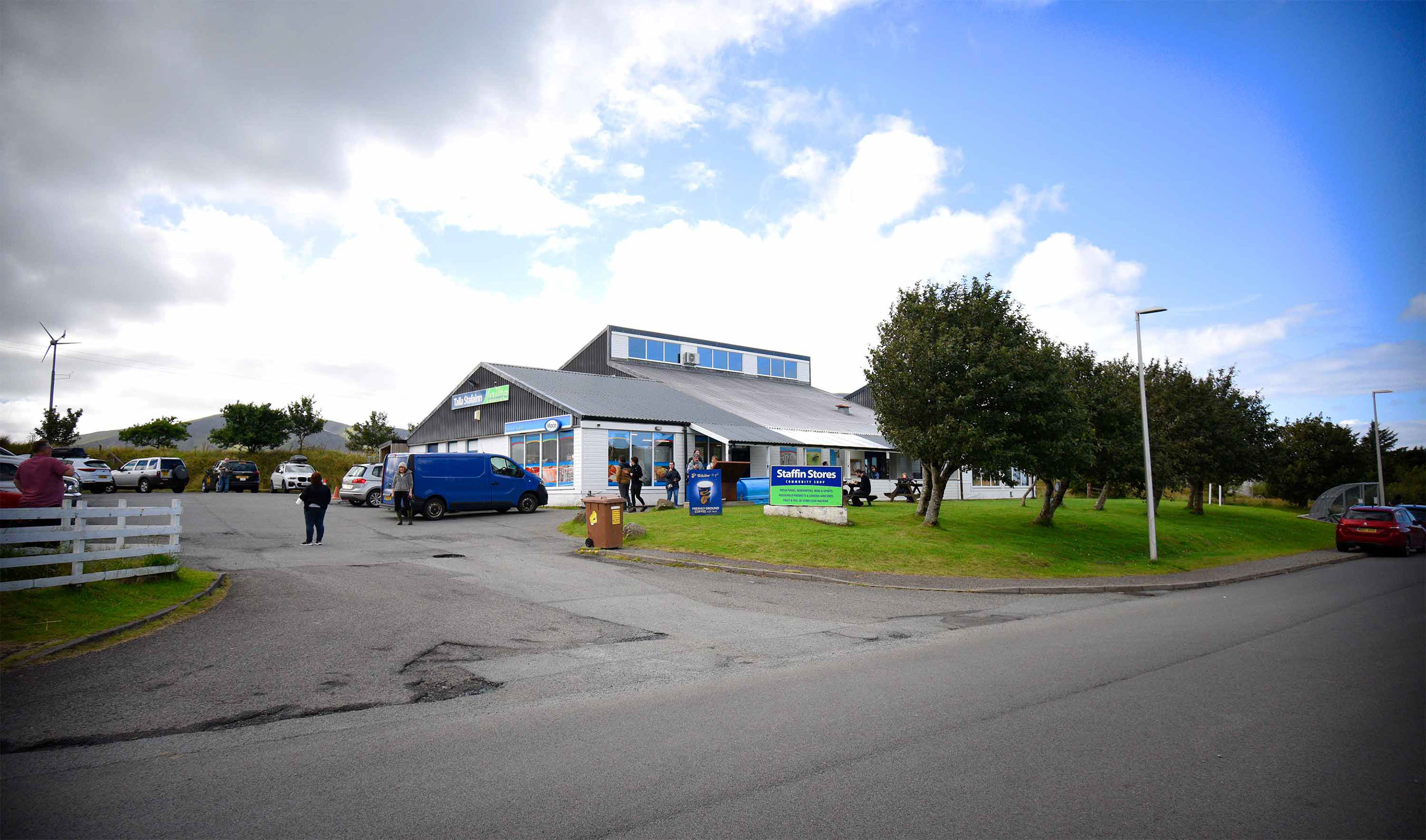 Talla Staffin Staffin Community Hall on the Isle of Skye has a private parking area