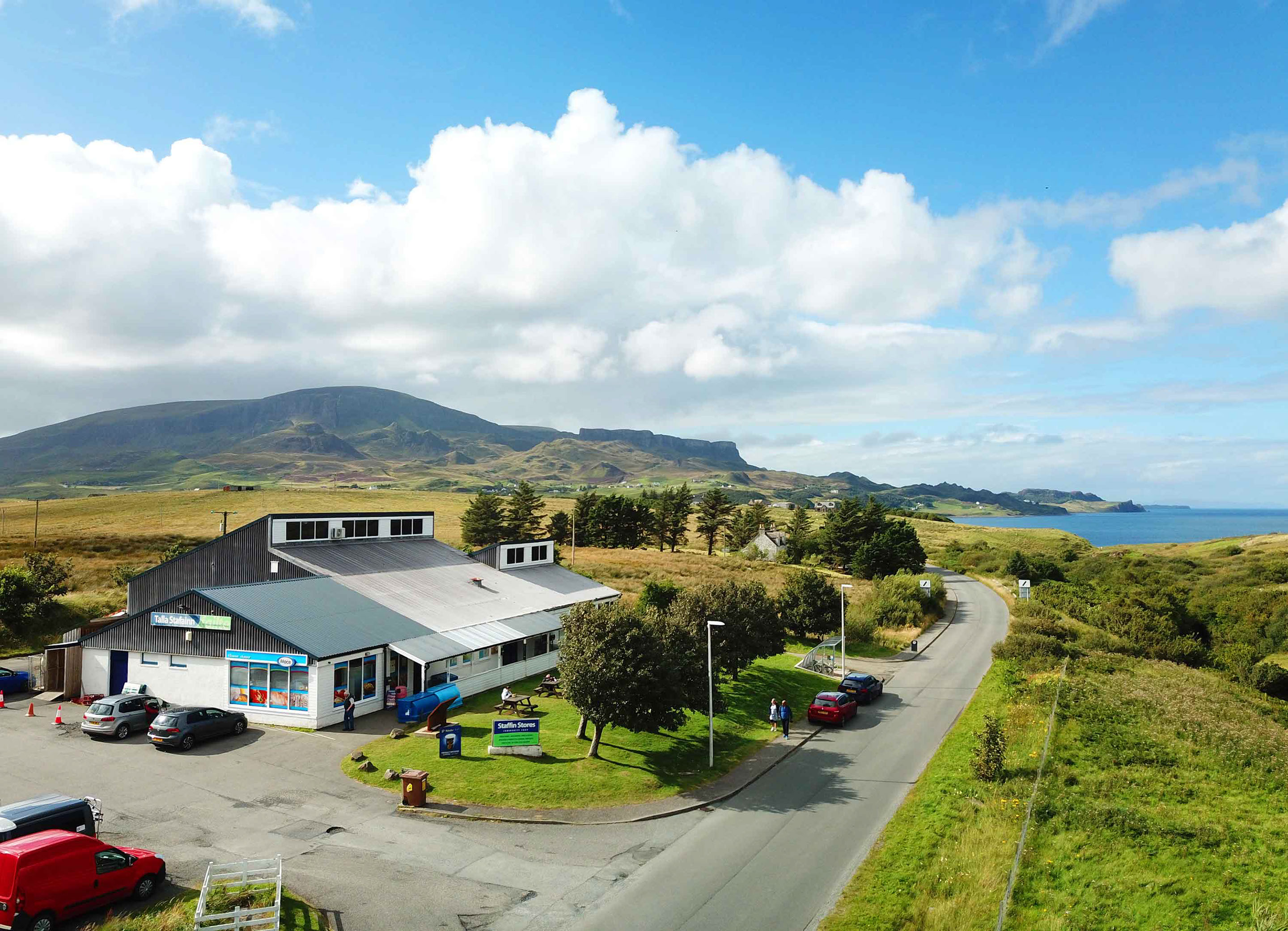 Staffin Hall is located on the Isle of Skye available for event hire sports music crat fairs with private parking and WIFI