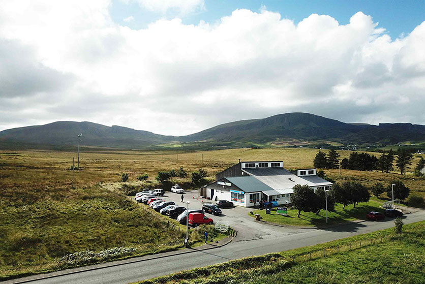 Staffin Community Hall on the Isle of Skye with parking and WIFI