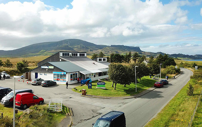 Staffin Community Hall is located on the Isle of Skye with private parking